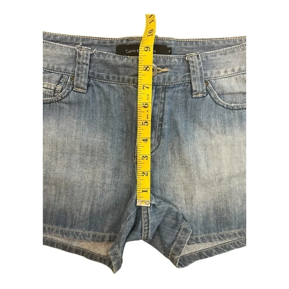 Calvin Klein Jean Shorts Size 8 Women